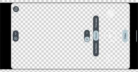 Smartphone phone video camera screen overlay Stock Illustration