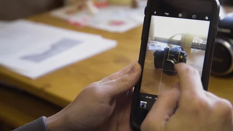 Smartphone Photography Stock Footage 102136147