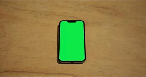 Smartphone place on table, Stock Illustration