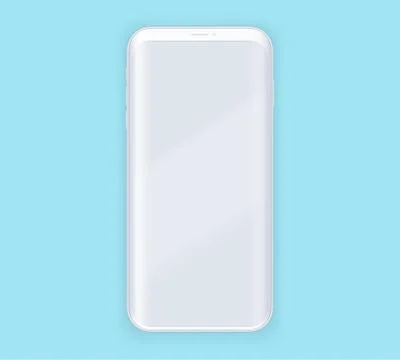 Smartphone presentation example mockup 스톡 일러스트