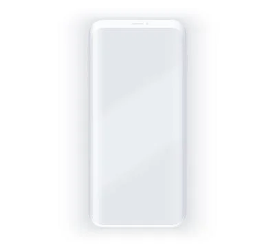 Smartphone presentation example mockup 스톡 일러스트