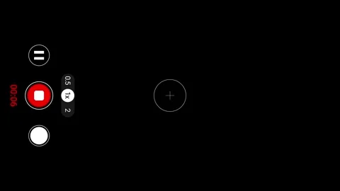 Smartphone recording interface - 4K animation Stock Footage 318963947