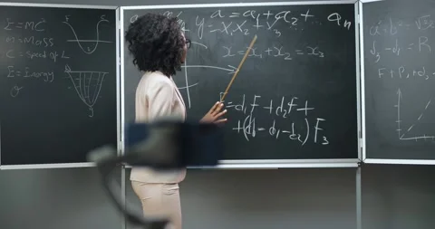 Smartphone recording video virtual lesson at school. Online studying. African Stock Footage 138443831