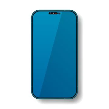 Smartphone redesign realistic object Illustrazione stock
