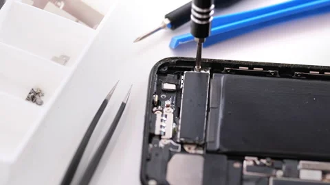 Smartphone Repair Stock Footage 245204481