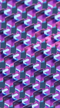 Smartphone Retro Seamless Pattern Foto stock