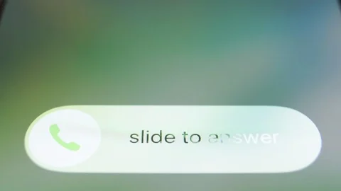 Smartphone ringing at night Stock Footage 97939240