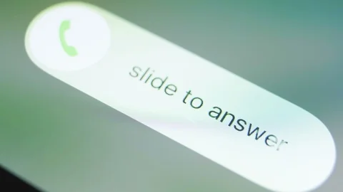 Smartphone ringing at night Video stock 97942310