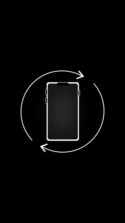 Smartphone rotation animation on green background. Smartphone rotation digi.. Stock Footage 345967291