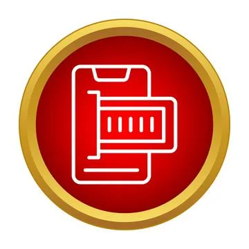 Smartphone scanning barcode for digital mobile payment Illustrazione stock