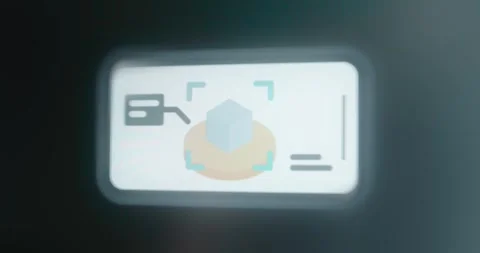 Smartphone scanning an object and giving a description Stock Footage 314732166