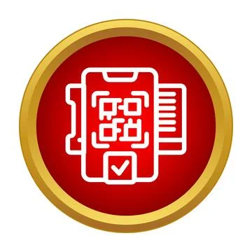 Smartphone scanning qr code for mobile payment and verification Stock Illustration