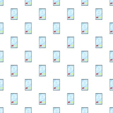 Smartphone screen displaying an incoming call interface pattern Illustrazione stock