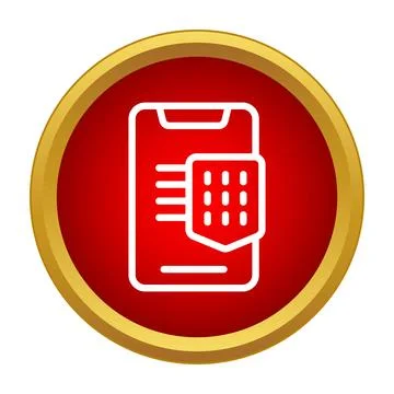 Smartphone screen displaying security shield for data protection Stock Illustration