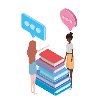 Smartphone screen with email notifications Stock Illustration