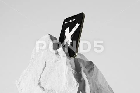 Smartphone Screen Mockup Display PSD Template