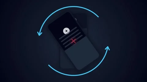 Smartphone Screen Rotation Animation Demonstrating Proper Video Playback Af.. 動画素材 347276778
