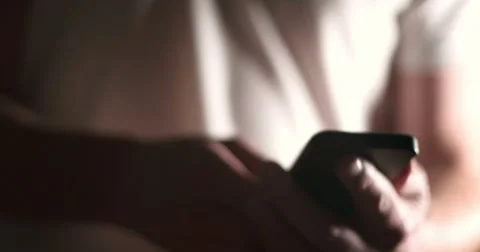 Smartphone scrolling slow motion 4K Stock Footage 65895689