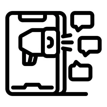 Smartphone sending voice messages using mobile app 스톡 일러스트