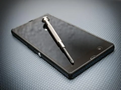 Smartphone service Stock Photos