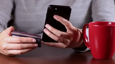 Smartphone shopping Stock Footage 138861323
