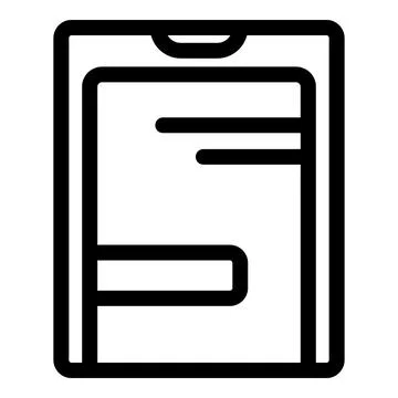 Smartphone showing chatting interface with text and send button Illustrazione stock