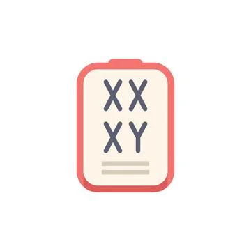 Smartphone showing eye test chart for ophthalmology Illustrazione stock