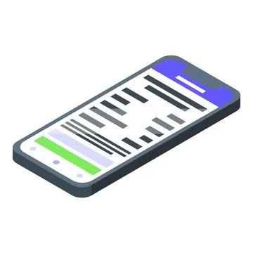 Smartphone showing loading bar within mobile application interface イラスト素材