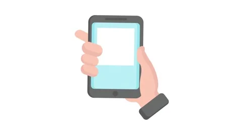 A smartphone showing a QR code for mobile payment, illustrating a modern ca.. Stock Footage 332531639