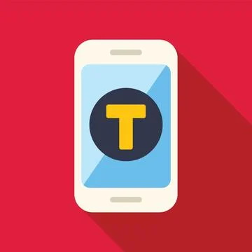 Smartphone showing translation app interface on screen Illustrazione stock