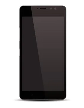 Smartphone silouette Stock Illustration