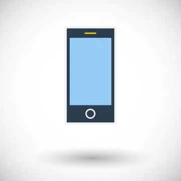 Smartphone single icon Stock Illustration