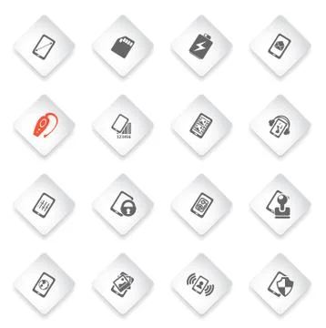 Smartphone,  specifications and functions Stock Illustration