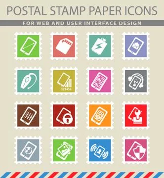 Smartphone,  specifications and functions Stock Illustration