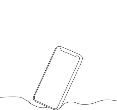 Smartphone on stand Vector Illustrazione stock