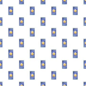 Smartphone star rating pattern on white background 스톡 일러스트