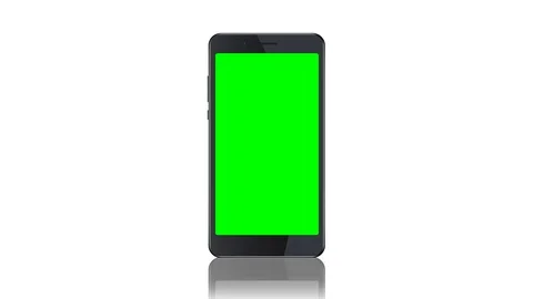 Smartphone static template on white background Stock Footage 88239985