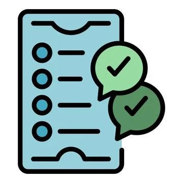 Smartphone study icon vector flat Stock Illustration