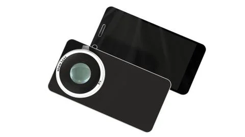 Smartphone with system camera lens - smartphone film and photo concept Stock Illustration