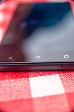 Smartphone on the table Stock Photos