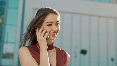 The Smartphone Talking Stock Footage 77212507