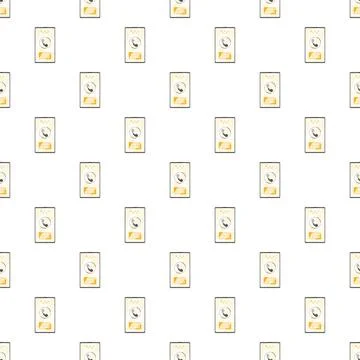 Smartphone taxi app call button seamless pattern Stock Illustration