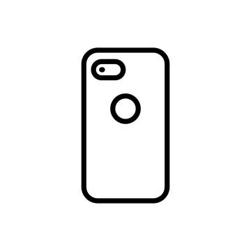 Smartphone, technology icon. Simple line, outline vector elements of hipster Illustrazione stock