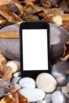 Smartphone Template Foto stock