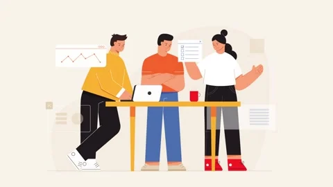 Smartphone Text Messaging and Mobile Productivity Task Management Animation 스톡 동영상 339320637