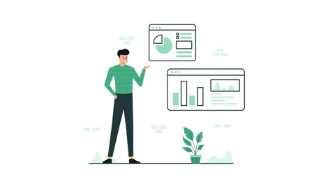 Smartphone Text Messaging and Mobile Productivity Task Management Animation Stock Footage 339321139