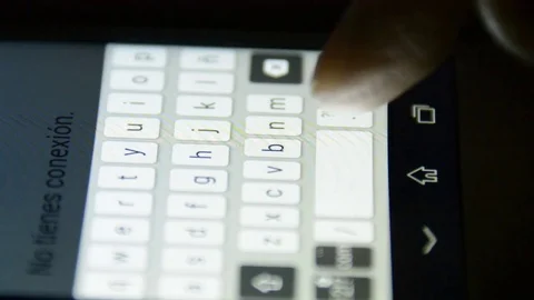 Smartphone Textingtyping Mensaje Vidéo 69990897