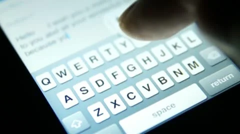 Smartphone TextingTyping Message 2 Stock Footage 10600953