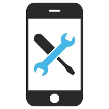 Smartphone Tools Vector Eps Icon イラスト素材