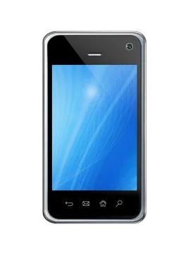 Smartphone touchscreen Stock Illustration